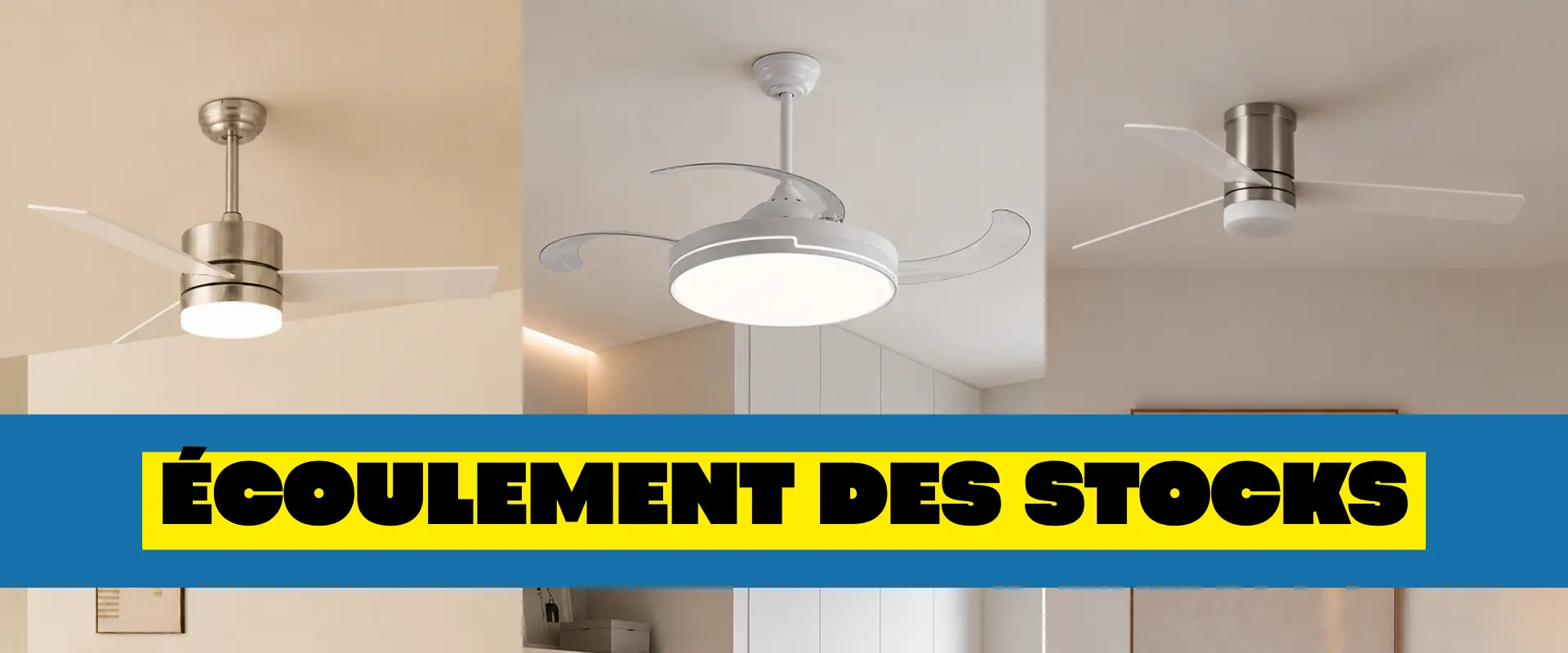 Ventilateurs de plafond